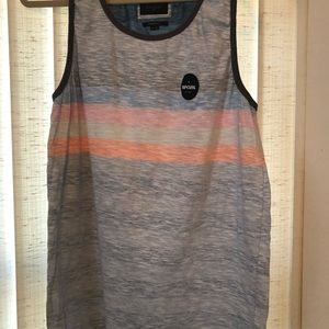 Rip Curl Men’s tank top multi striped size L